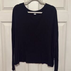 Long sleeve old navy luxe tee